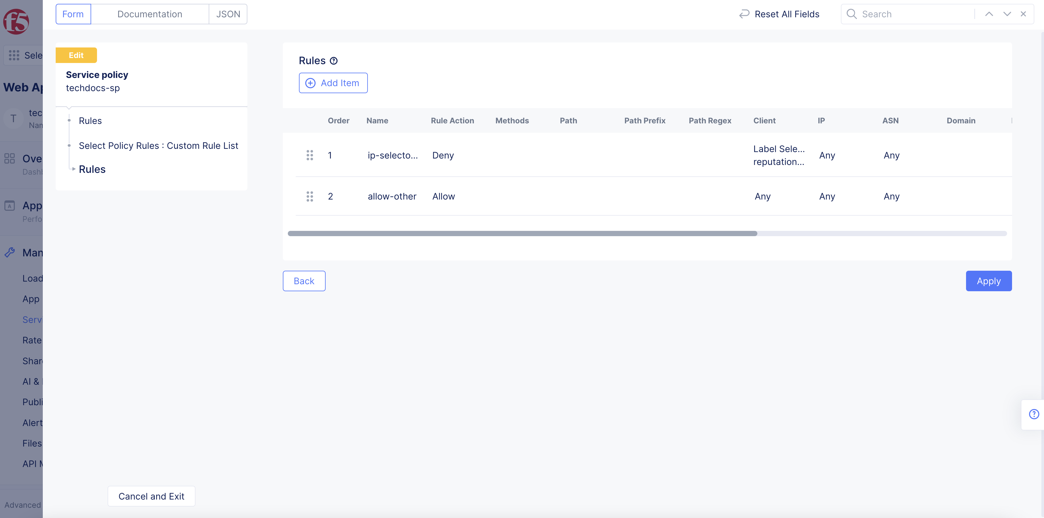 Figure: Allow All Other IP Addresses